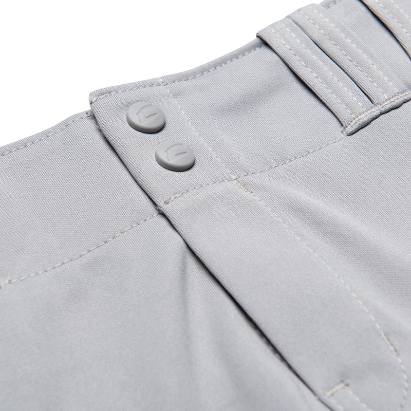 CHAMPRO Triple Crown Knicker Style Baseball Pants in Solid Color with Reinforced Sliding Areas, Gray, X-Small,Grey - Image 3